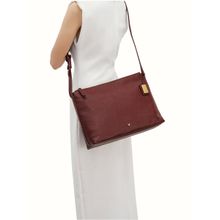 Hidesign Akasaka 04 Womens Shoulder Bag Marsala (L)