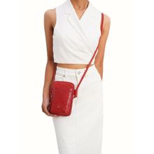 Hidesign Geisha W1 Womens Sling Bag Red (S)