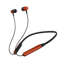 Zebronics Zeb-Lark Bluetooth Supporting Earphone with Mic(Orange)