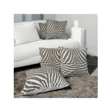 LUSHLYF Zebra Stripes Tufted Cushion Cover Handcrafted Tufted Design (Pack of 5)