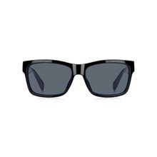 Fossil Grey Lens Rectangle Sunglass Full-Rim Black Frame - 20245180759Ir