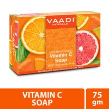 Vaadi Herbals Vitamin C Soap For Tan Removal & Instant Brightening