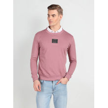 Arrow Newyork Crew Neck Solid Sweatshirt