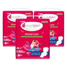 Everteen Period Care XXL Soft Sanitary Napkins Pads With Double Flaps - Pack Of 3