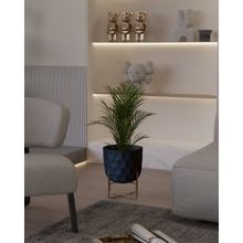 The House of Trendz Bella Patterned Planter - Black