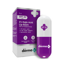 The Derma Co SPF 30 Lip Balm with 1% Kojic Acid, Hyaluronic Acid & Alpha Arbutin- for Lip Lightening