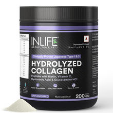 Inlife Hydrolyzed Collagen Peptides Powder Clinically Proven Ingredient, Type 1 & 3 (unflavoured)