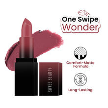 Swiss Beauty HD Matte Lipstick , High Coverage , Lightweight - 08 Peach Day