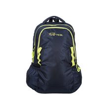 The Vertical Florite Textured Laptop Backpack Navy