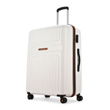 Aristocrat Atlas White Combination Lock Hard Cabin Trolley Bag