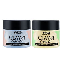 Nykaa Naturals Clay It Cool Anti- Acne Clay Mask + Spot Corrector Clay Mask