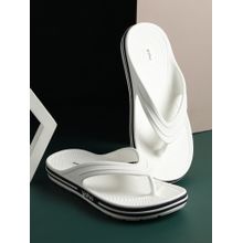 Yoho Grip White Men Stylish Lightweight Flipflops