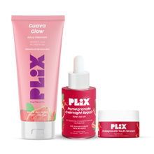 Plix 0.6% Retinol Dewy Serum, Anti Ageing Night Cream & Vitamin C Face Wash Cleanser