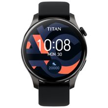 Titan Black Talk Touch Screen Smart Watch with Amoled Display