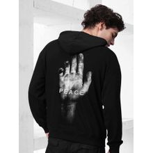 PRONK Peace Men Drop Shoulder Premium Terry Hoodie