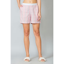 Van Heusen Women Functional Pocket & Plush Back Elasticized Waistband Lounge Shorts - Pink