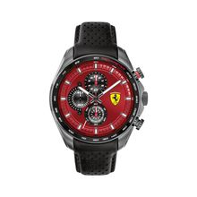 Scuderia Ferrari SPEEDRACER Analog Chronograph Red Round Dial Men's Watch (0830650)