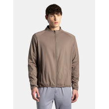 Jockey SP17 Men Soft Touch Microfiber Elastane Active Wear Jacket - Dark Khaki