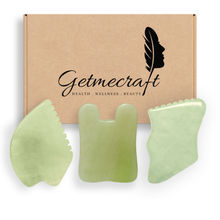 Getmecraft Jade Leaf, Rabbit Ear And Teeth Edge Shape Gua Sh...