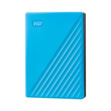 WD My Passport 4TB External-Portable HDD, Blue - Auto Backup, HW Encryption & Password Protection