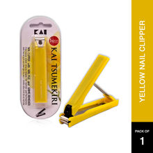 Kai 144037 Tsumekiri Stainless Steel Orange Nail Clipper