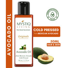 Mystiq Living Avocado Oil For Hair, Face Oil, Skin & Body Massage | Pure & Organic Cold Pressed