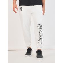 Styli Cream Graphic Joggers