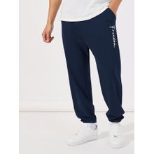 Styli Navy Blue Solid Joggers