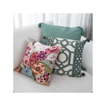 ONSETHOMES Blossom Hand Embroidery Cushion