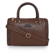 ESBEDA Brown Color Glitter Top Handle Handbag For Womens