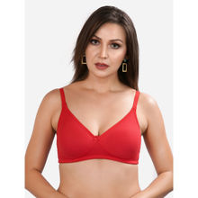 Berry's Intimatess Double Layered 3/4 Coverage Side Concealer Bra - Red