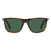 Polaroid Men Green Rectangle Full Rim Sunglasses (55)