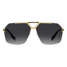 Marc Jacobs Men Grey Rectangle Rimless Sunglasses (63)