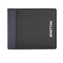 United Colors of Benetton Maceo Men Global Coin Black Wallet