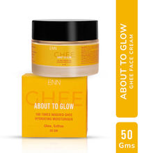 ENN About To Glow - 100 Times Washed Ghee Hydrating Face Moisturizer With Saffron