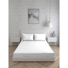 Boutique Living Pure Earth 300 TC King Bedsheet -White