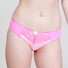 Makclan Sexy In Sheer Dual Tone Lace Panty - Pink