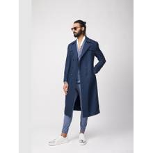 Gatsby Collection Navy Blue Yugen Ah Db Trench Overcoat