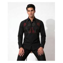 PRATEEK MUNJAL Black Beaded Embellished shirt