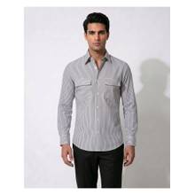 PRATEEK MUNJAL Grey stripes shirt