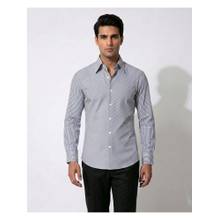 PRATEEK MUNJAL Blue Diagnal Stripes Shirt