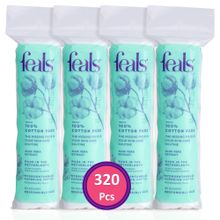 Feals Aloe Vera Cotton Pads For Face Cleaning - Pack Of 4
