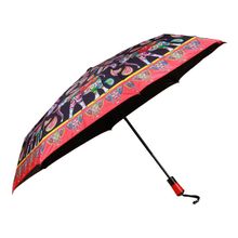 John's Umbrella - 585 3 Fold FRP Ethnic Series Print-4