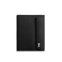 DailyObjects Black Ripstop Pivot Passport Holder (M)