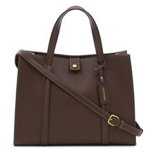 MIRAGGIO Brown Grace Tote Bag with Detachable Straps (Large)