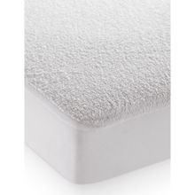 BIANCA Mattress Protector with Fitted Pattern and Elastic Edges 1Pc Plain White