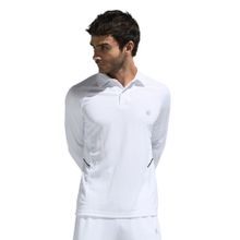 DOMIN8 Men White Polyester Solid Regular Fit Polo T-Shirt