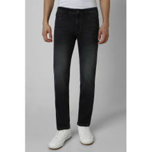 Van Heusen Men Black Light Wash Slim Fit Jeans