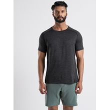 Tego Black Core Raglan Round Neck T-Shirt
