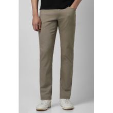Van Heusen Men Beige Solid Chinos
